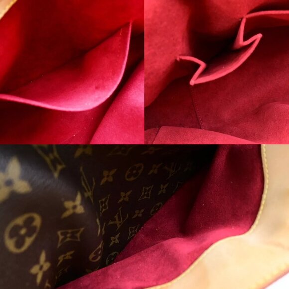 LOUIS VUITTON Mitzi Tote Hand Bag Monogram Leather Brown Spain - Picture 5 of 15